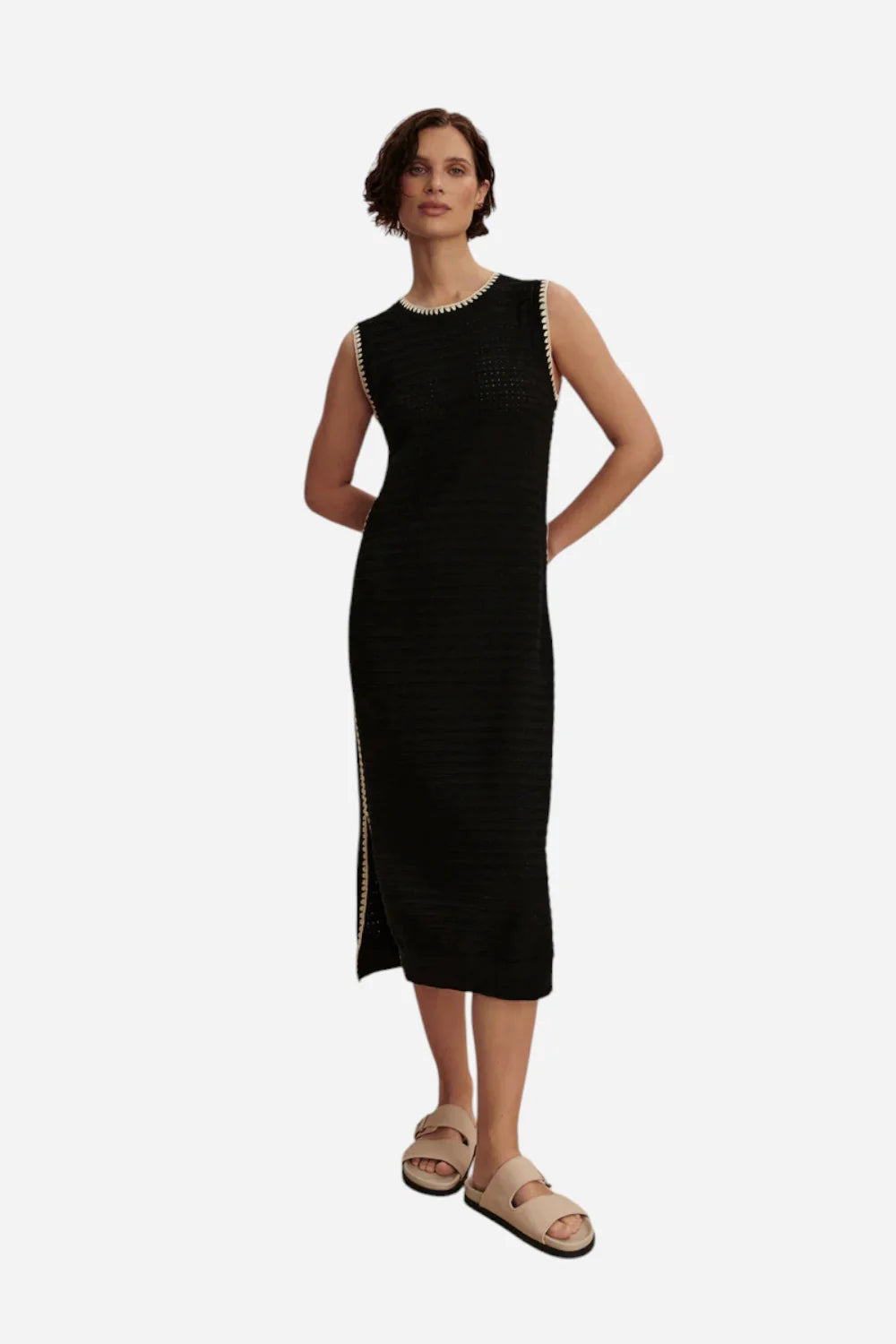 Dwight Tank Knit Dress Black