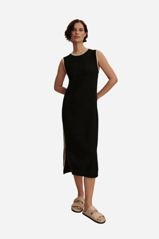 Dwight Tank Knit Dress Black