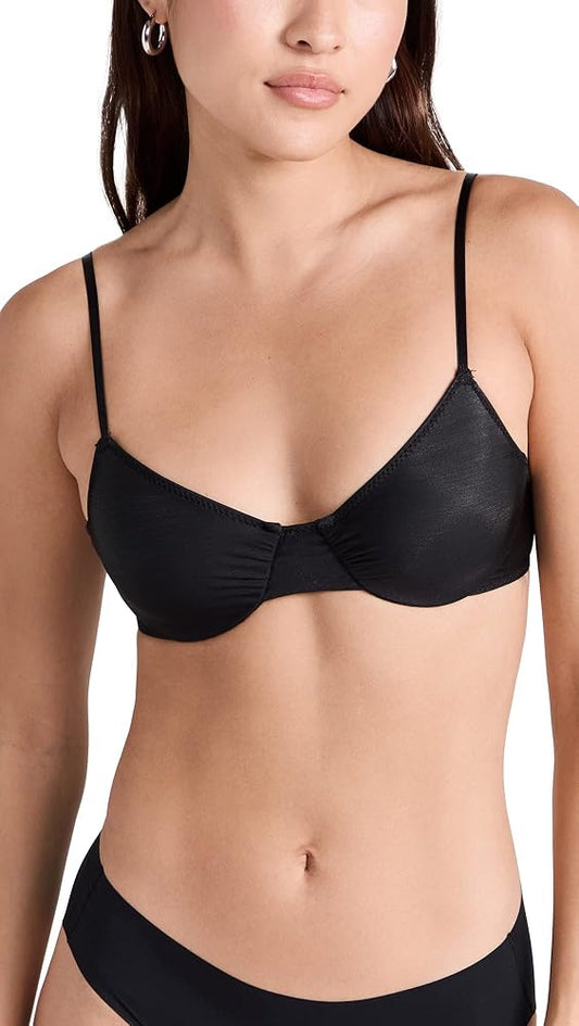 Second Skin Underwire Bra Black
