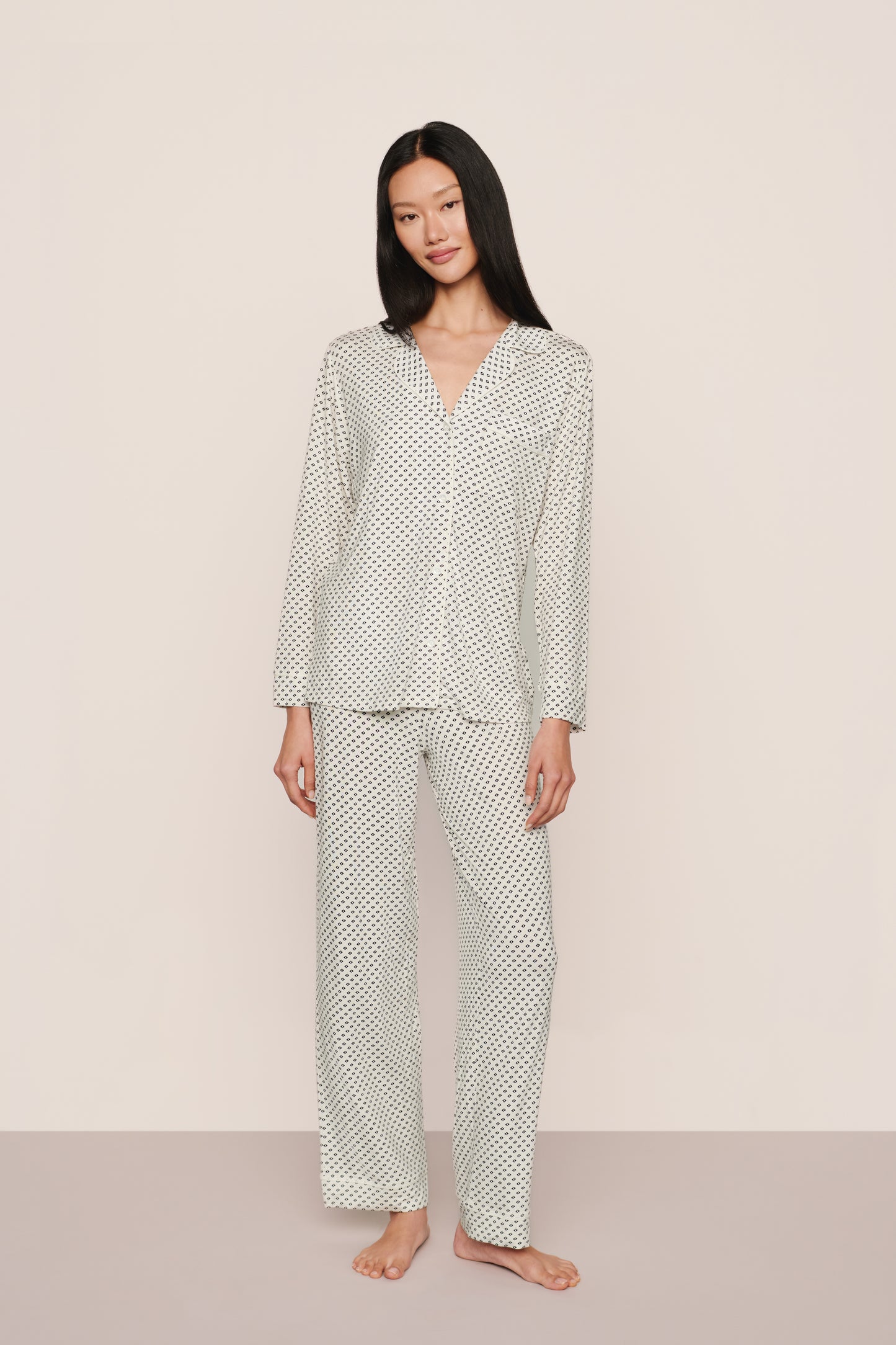 Gisele Printed Pattern Long PJ Set