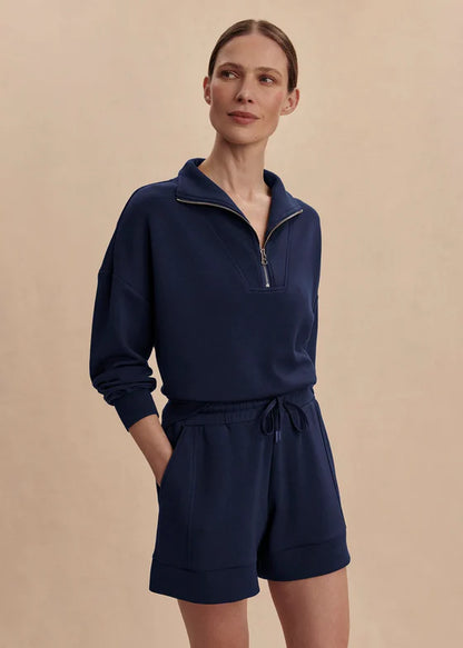 Hawley Half-Zip Sweat Navy