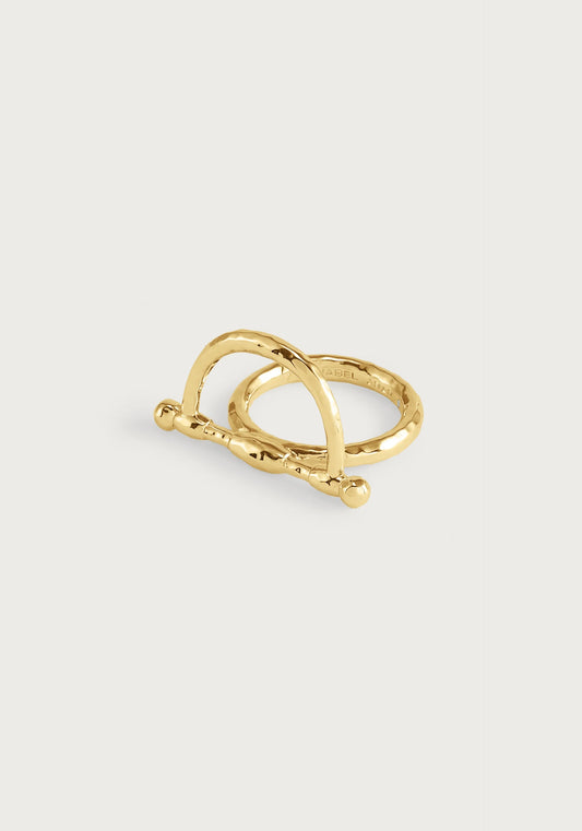 Cheval Bitt Ring Gold