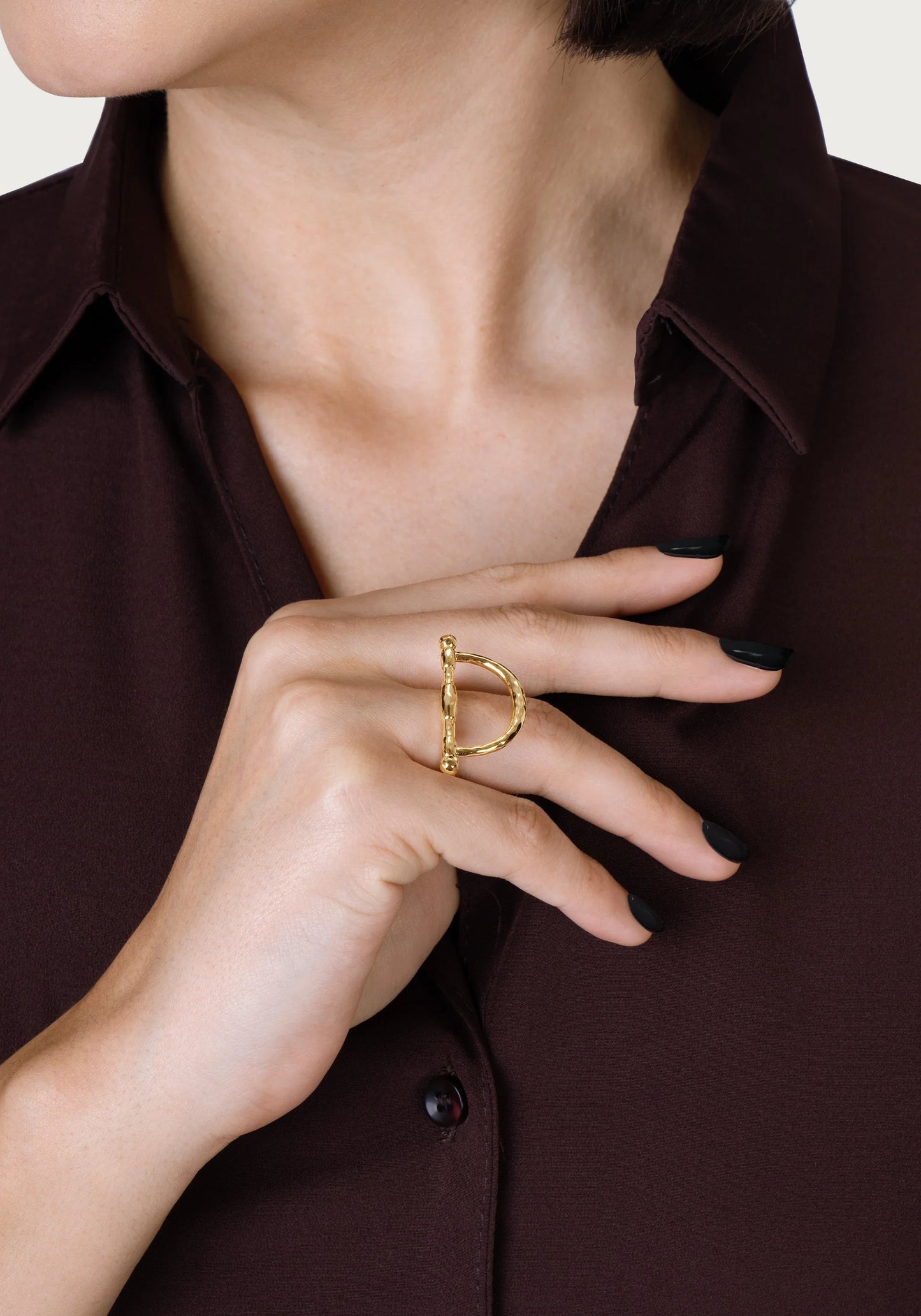 Cheval Bitt Ring Gold