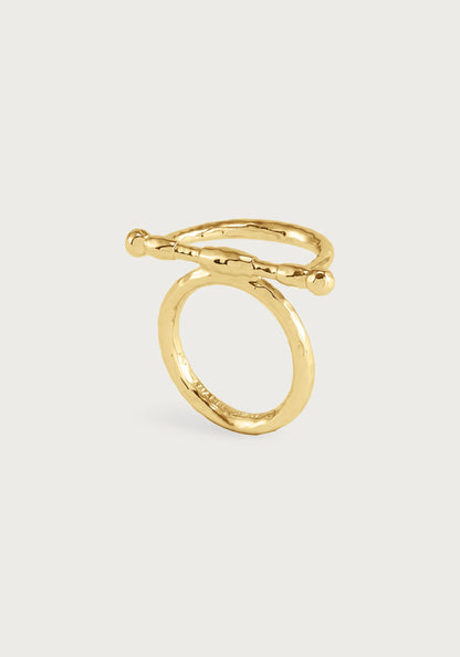 Cheval Bitt Ring Gold