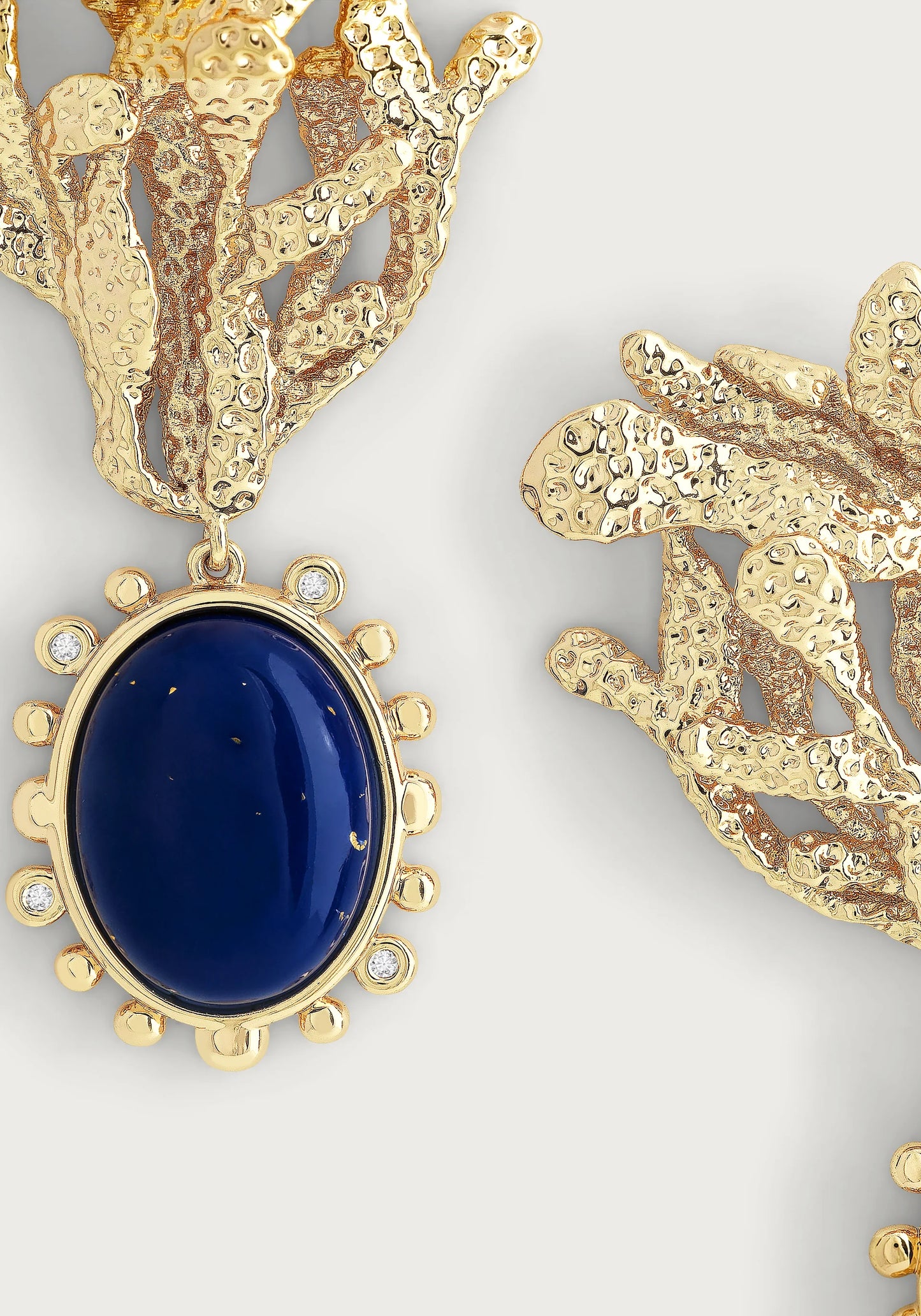 Kelp with Lapis Earrings