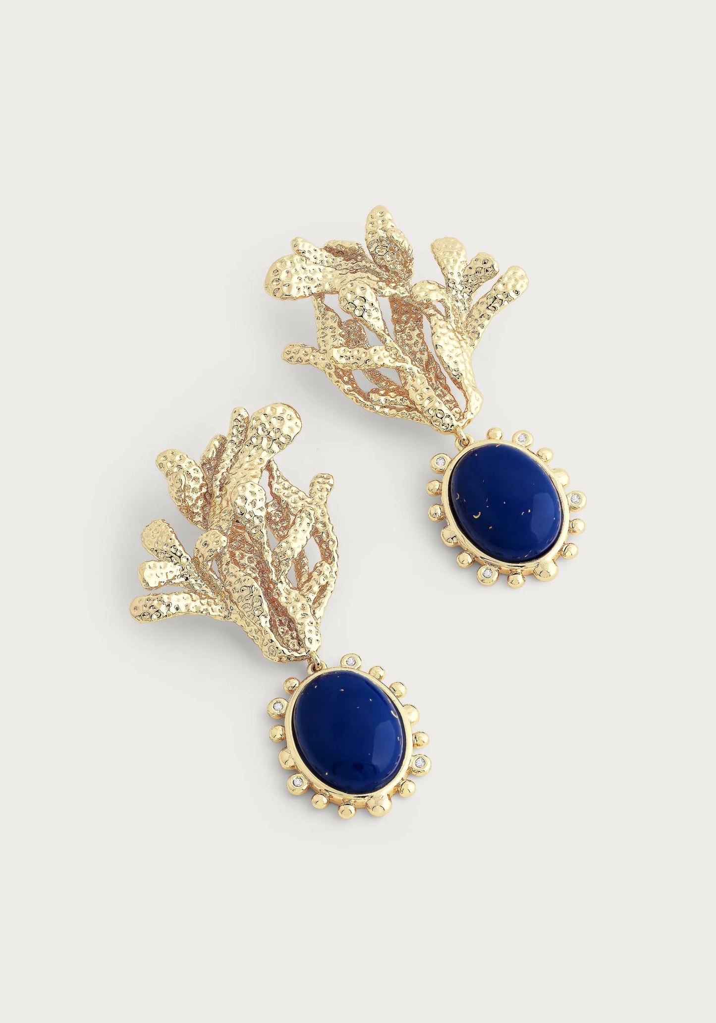 Kelp with Lapis Earrings