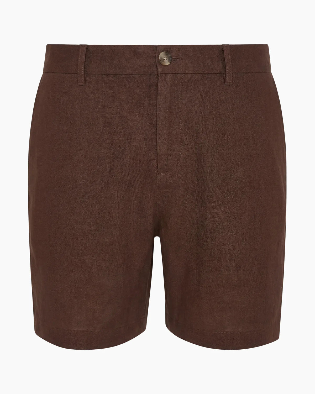 Stretch Linen Short Espresso
