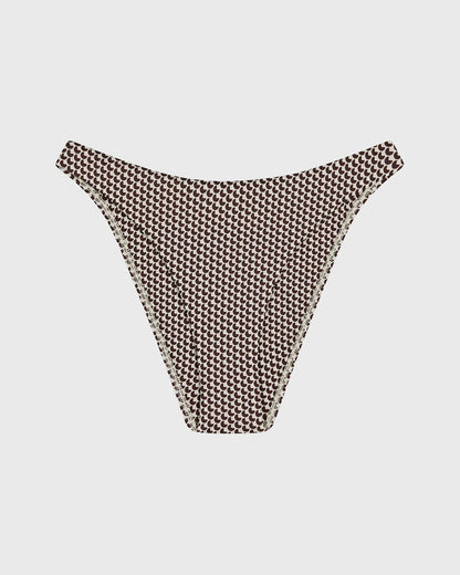 Leya Bikini Bottom Mocha Dot