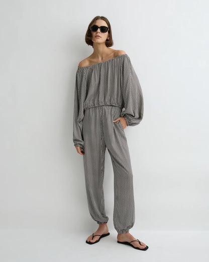 Salema Pant Mocha Dot