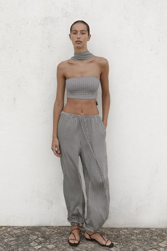 Salema Pant Mocha Dot