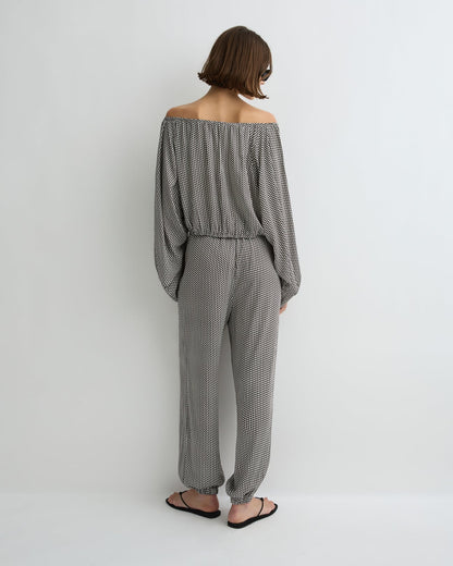 Salema Pant Mocha Dot