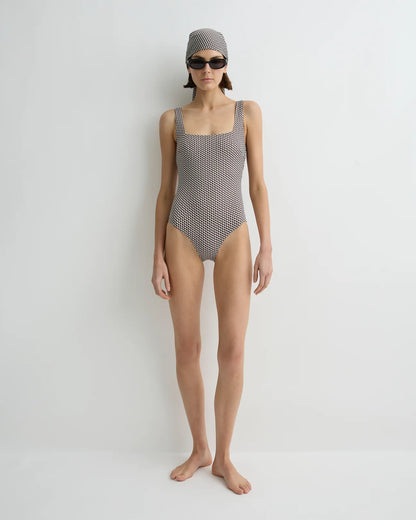 Margot One Piece Mocha Dot