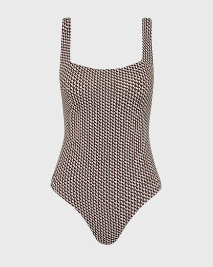 Margot One Piece Mocha Dot