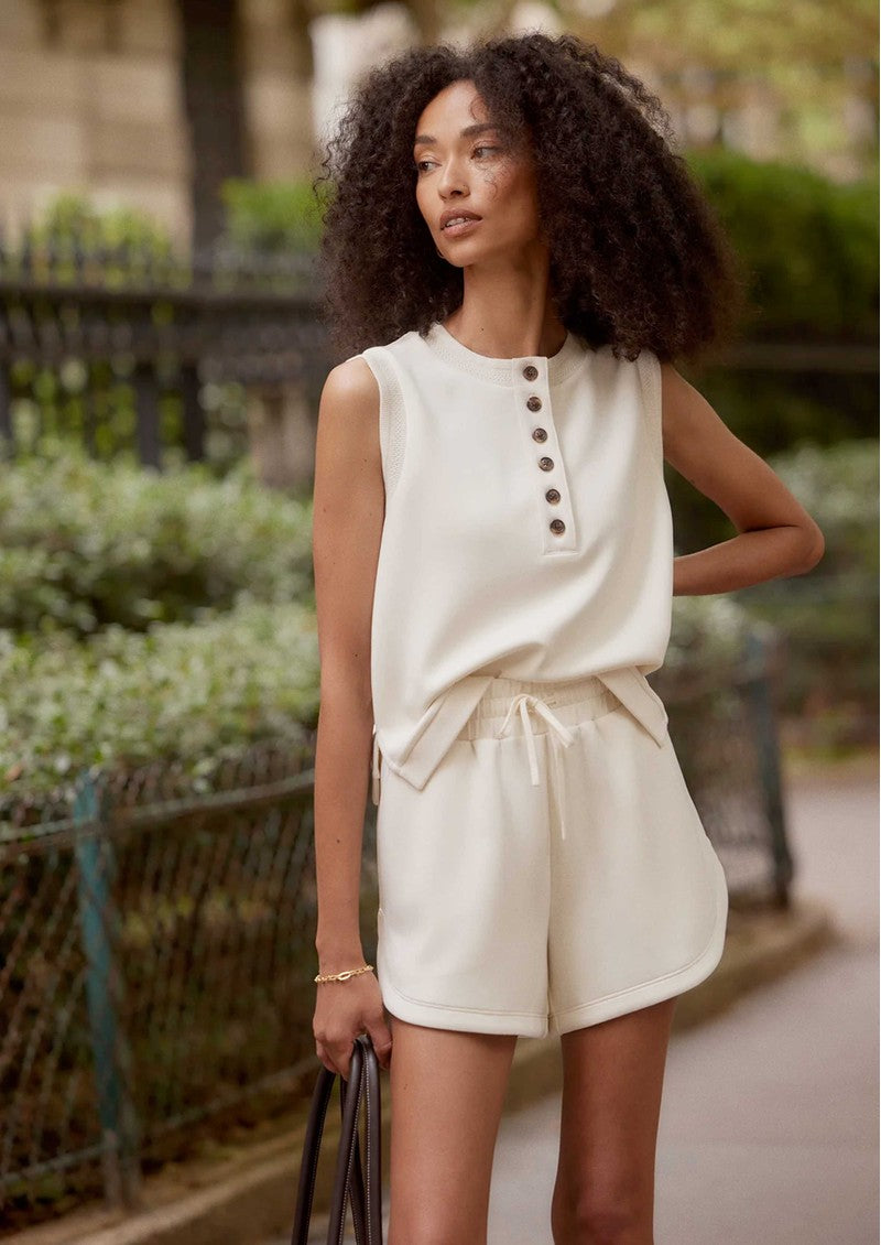 Coulter High-Rise Short 3.5 Pearl