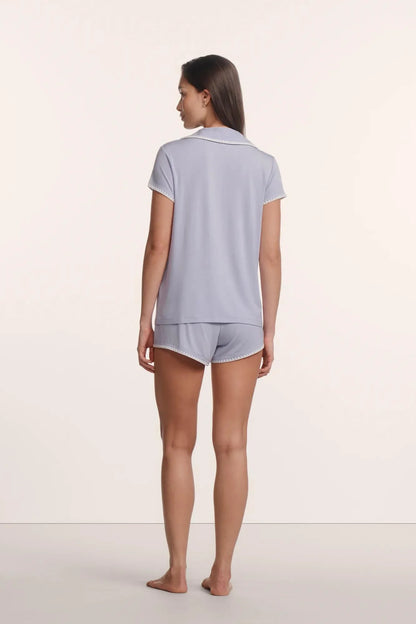 Frida Modal Shortie Short PJ Set Lavander