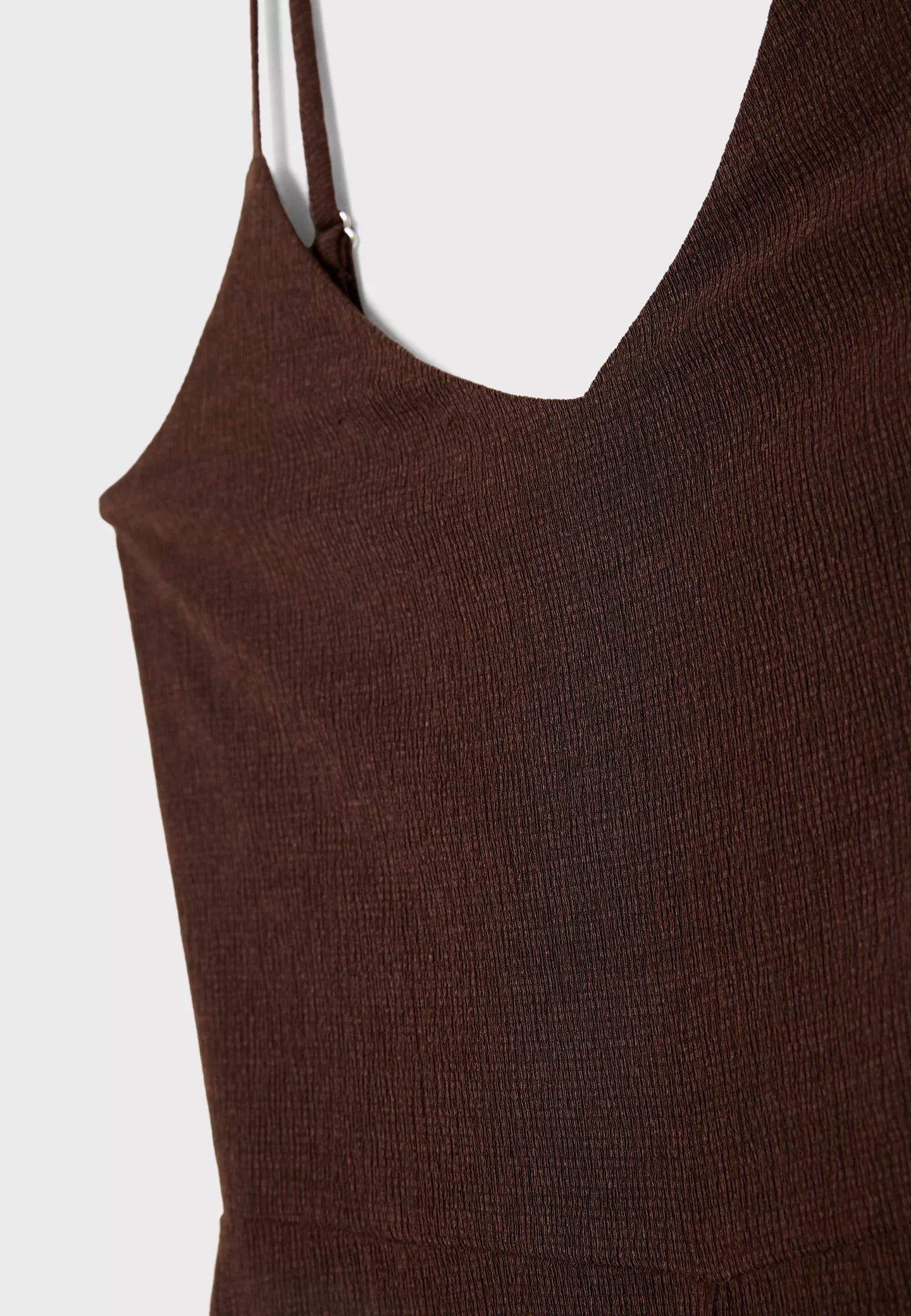 Brown Linen Dress