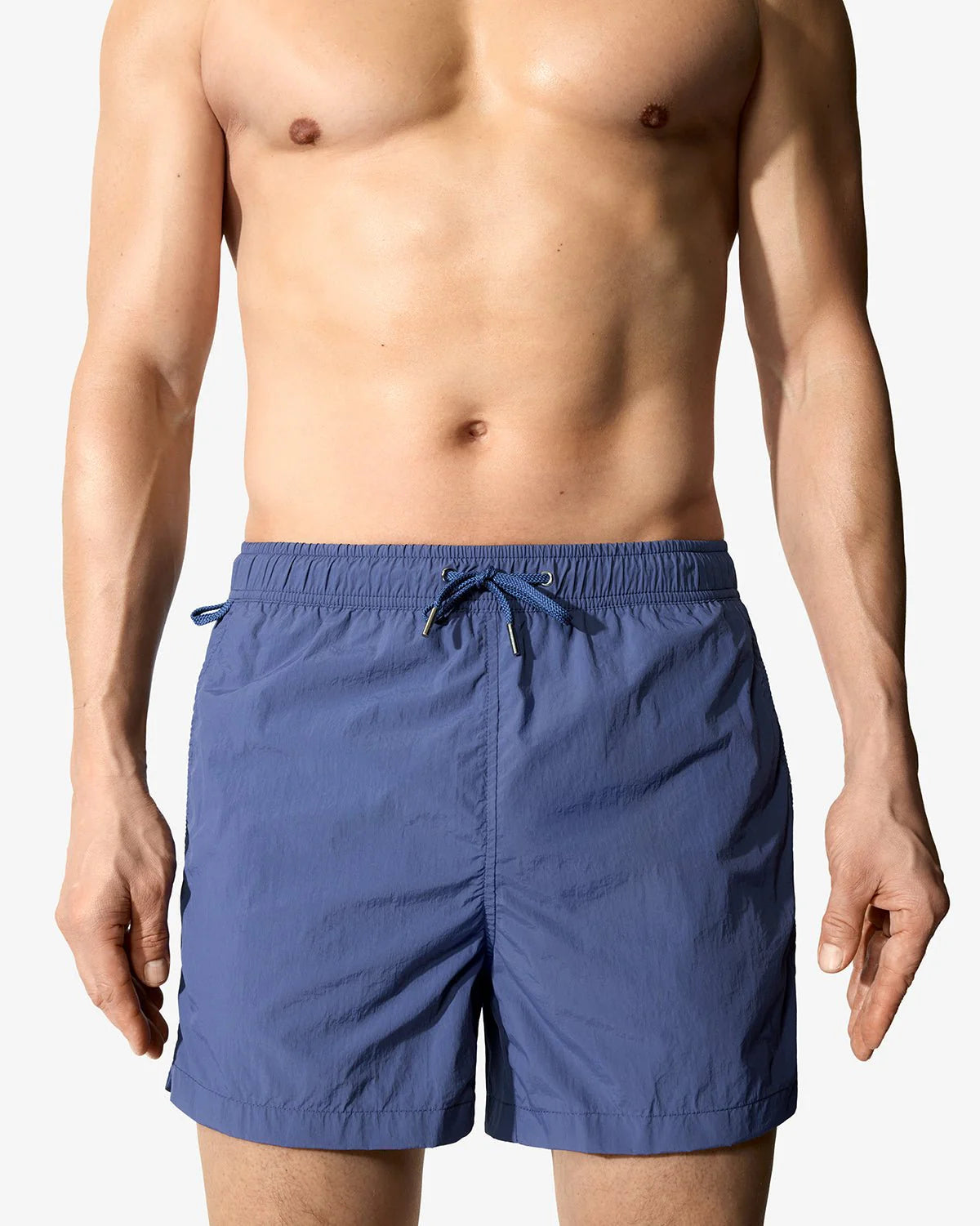 Parachute Nylon Swim Trunks Blue