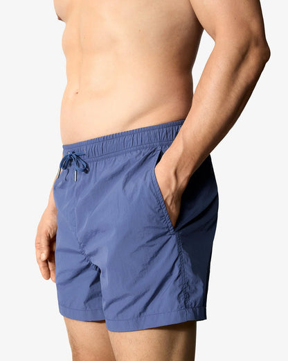 Parachute Nylon Swim Trunks Blue