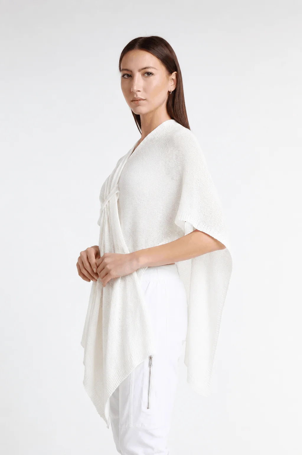Aliya Multi Way Cotton Wrap White