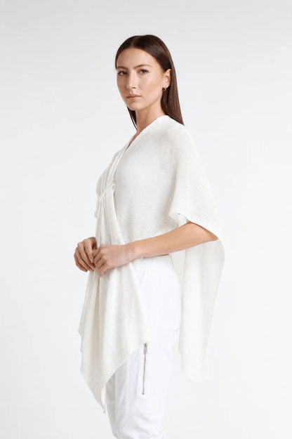 Aliya Multi Way Cotton Wrap White