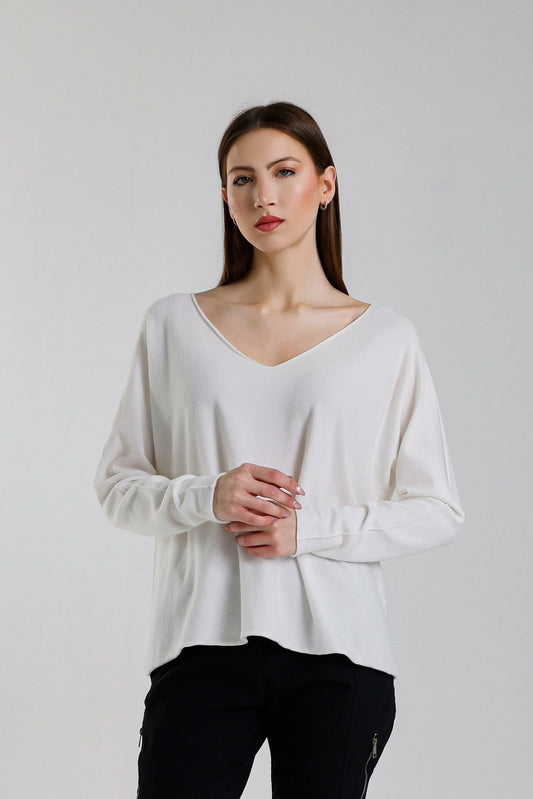 Tricia Seriously Soft Sweater White