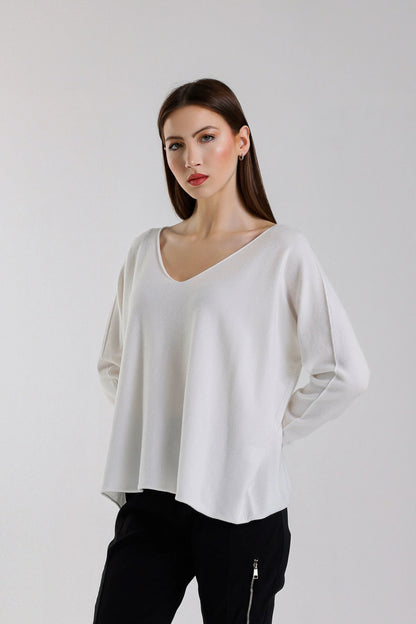 Tricia Seriously Soft Sweater White