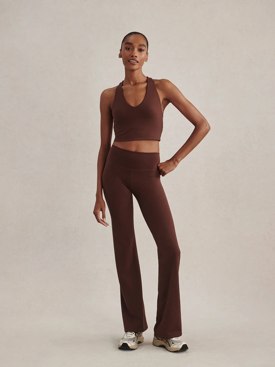 Always Burke Cropped Tank Brown