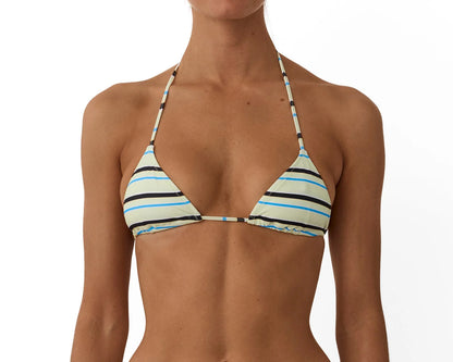 Triangle Bikini Top Sorbet Stripe