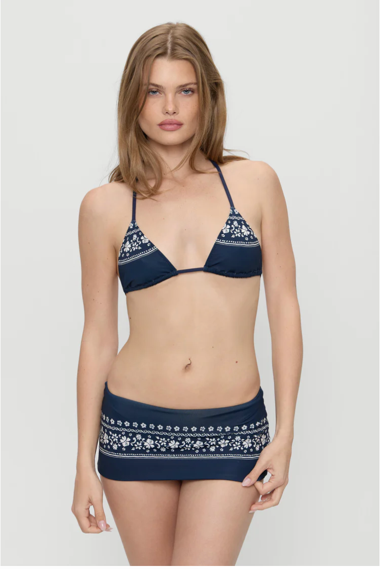 Clover Bikini Bottom Skirt